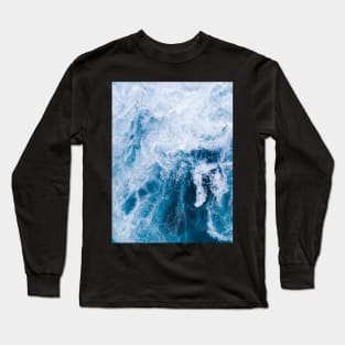 Crystal Clear Aqua Blue Ocean Water Long Sleeve T-Shirt